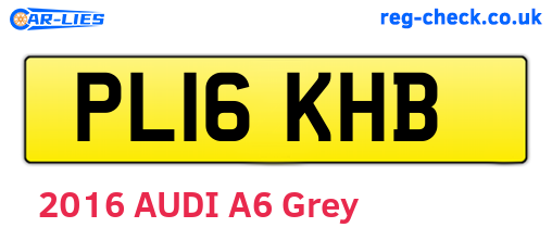 PL16KHB are the vehicle registration plates.