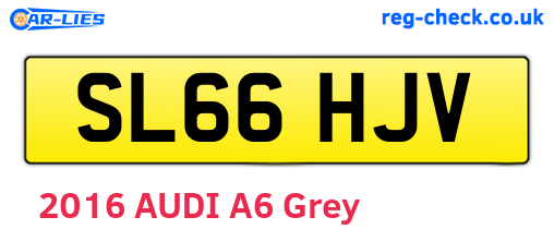 SL66HJV are the vehicle registration plates.