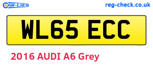 WL65ECC are the vehicle registration plates.