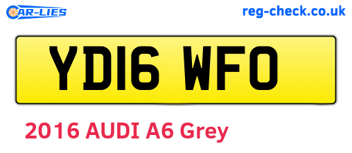 YD16WFO are the vehicle registration plates.