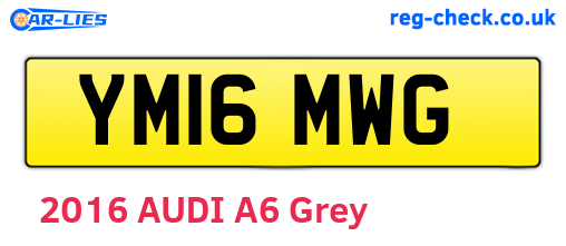 YM16MWG are the vehicle registration plates.