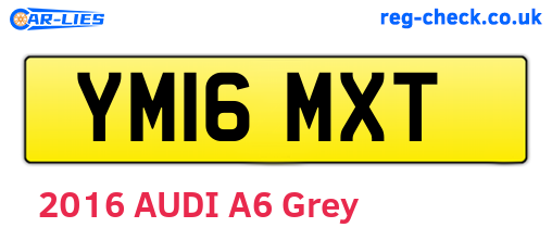 YM16MXT are the vehicle registration plates.