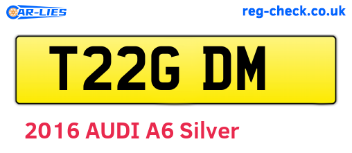 T22GDM are the vehicle registration plates.