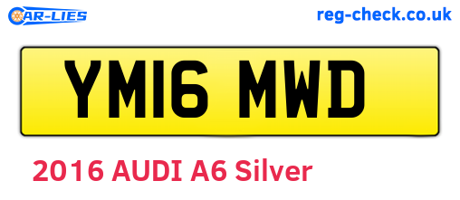 YM16MWD are the vehicle registration plates.