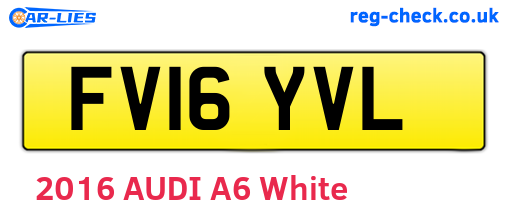 FV16YVL are the vehicle registration plates.