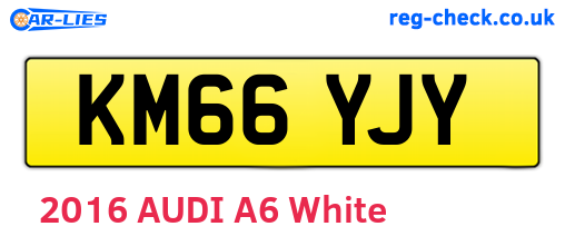 KM66YJY are the vehicle registration plates.