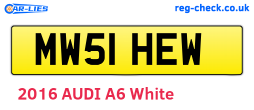 MW51HEW are the vehicle registration plates.