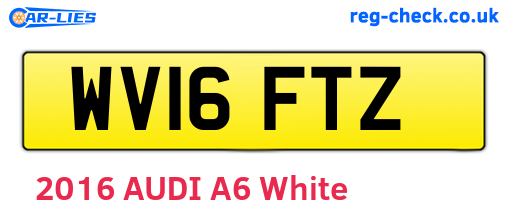 WV16FTZ are the vehicle registration plates.