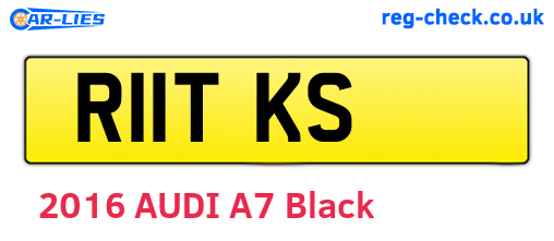 R11TKS are the vehicle registration plates.