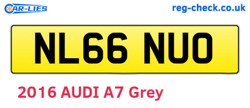 NL66NUO are the vehicle registration plates.
