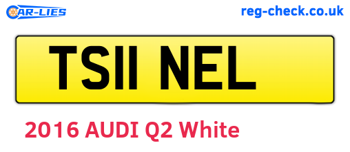 TS11NEL are the vehicle registration plates.