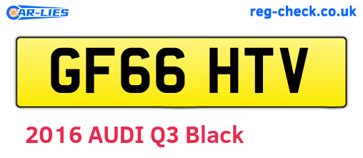 GF66HTV are the vehicle registration plates.