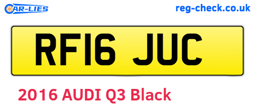 RF16JUC are the vehicle registration plates.