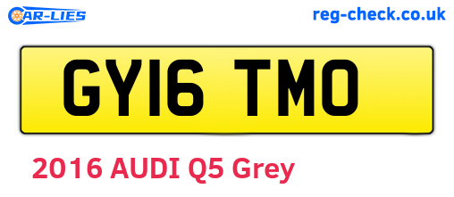 GY16TMO are the vehicle registration plates.