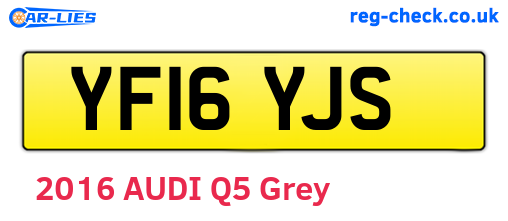 YF16YJS are the vehicle registration plates.