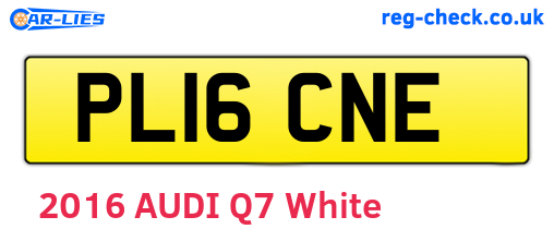 PL16CNE are the vehicle registration plates.