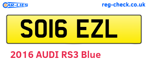 SO16EZL are the vehicle registration plates.