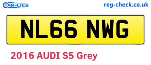 NL66NWG are the vehicle registration plates.