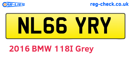 NL66YRY are the vehicle registration plates.