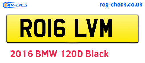 RO16LVM are the vehicle registration plates.