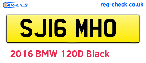 SJ16MHO are the vehicle registration plates.