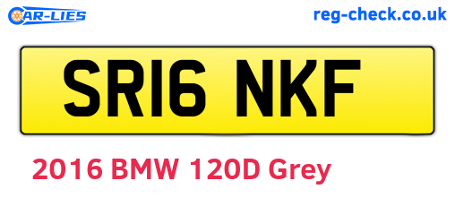 SR16NKF are the vehicle registration plates.