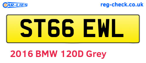 ST66EWL are the vehicle registration plates.