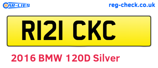 R121CKC are the vehicle registration plates.