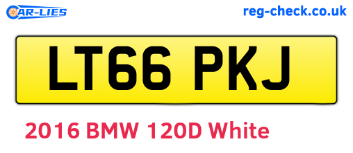 LT66PKJ are the vehicle registration plates.