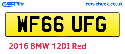 WF66UFG are the vehicle registration plates.