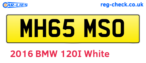 MH65MSO are the vehicle registration plates.