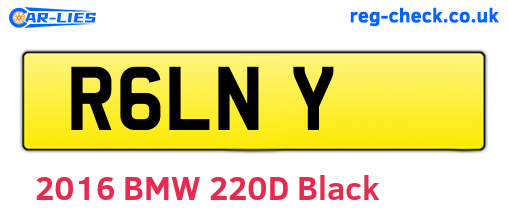 R6LNY are the vehicle registration plates.
