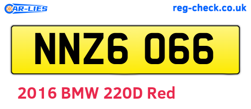 NNZ6066 are the vehicle registration plates.
