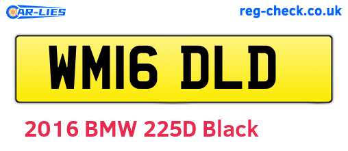WM16DLD are the vehicle registration plates.