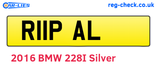 R11PAL are the vehicle registration plates.
