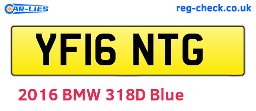 YF16NTG are the vehicle registration plates.