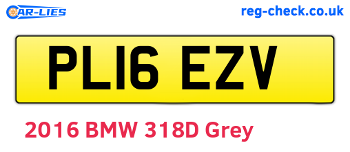PL16EZV are the vehicle registration plates.
