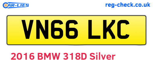VN66LKC are the vehicle registration plates.