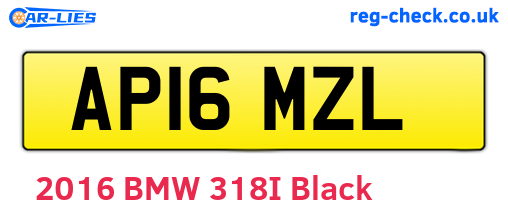AP16MZL are the vehicle registration plates.