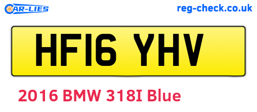 HF16YHV are the vehicle registration plates.