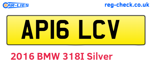 AP16LCV are the vehicle registration plates.