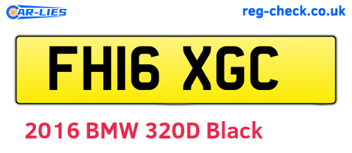 FH16XGC are the vehicle registration plates.