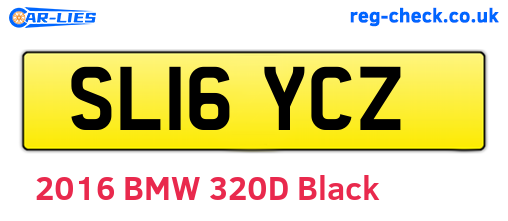 SL16YCZ are the vehicle registration plates.