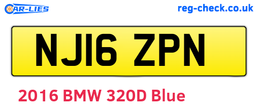 NJ16ZPN are the vehicle registration plates.