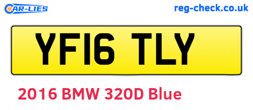 YF16TLY are the vehicle registration plates.