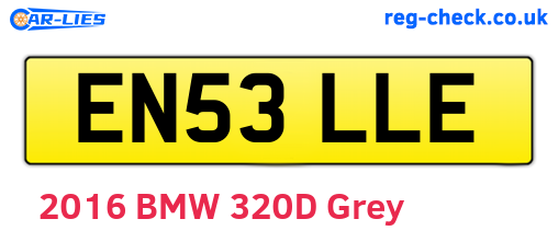 EN53LLE are the vehicle registration plates.