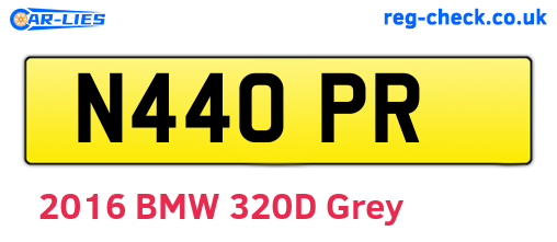 N44OPR are the vehicle registration plates.
