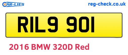 RIL9901 are the vehicle registration plates.