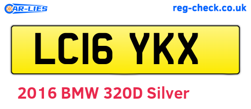 LC16YKX are the vehicle registration plates.