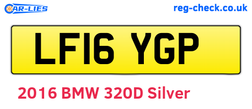 LF16YGP are the vehicle registration plates.